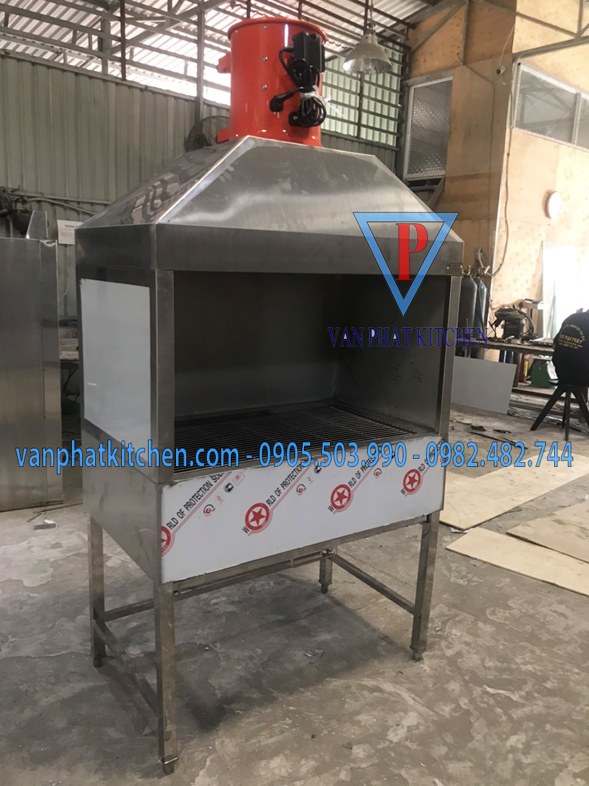 Lò nướng than inox