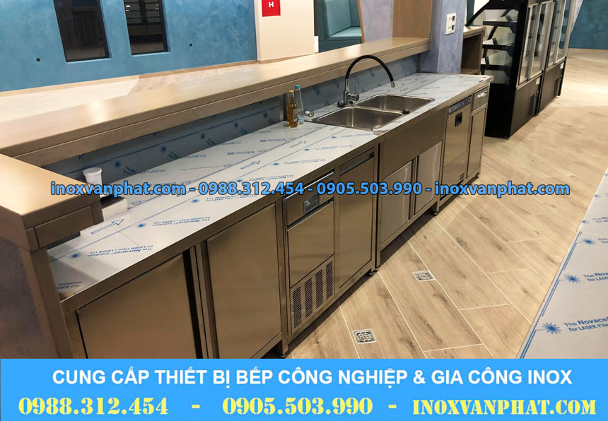 Quầy pha chế inox