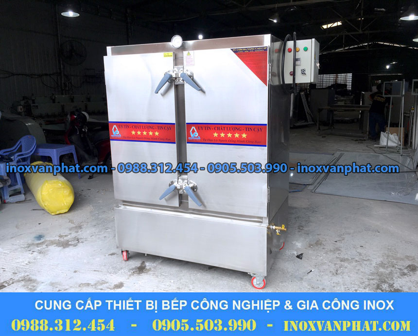Tủ hấp cơm inox công nghiệp