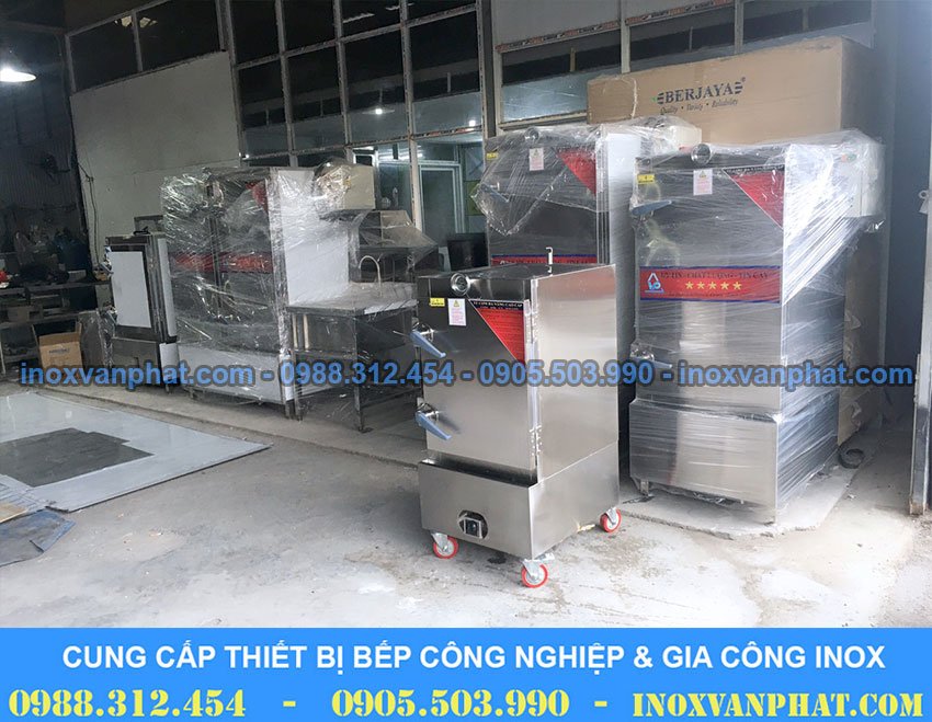 Tủ hấp cơm inox công nghiệp