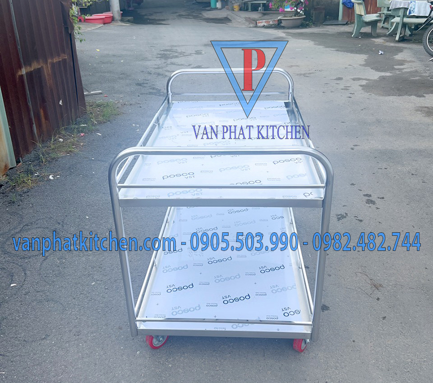 Xe đẩy inox công nghiệp